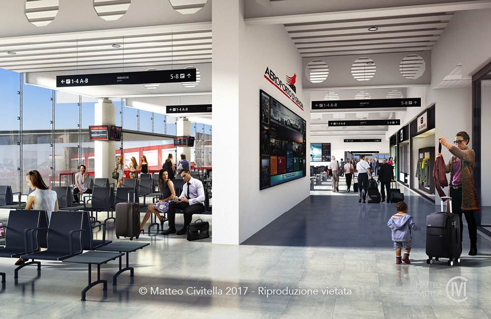 Render 3D (Aeroporto di Genova)