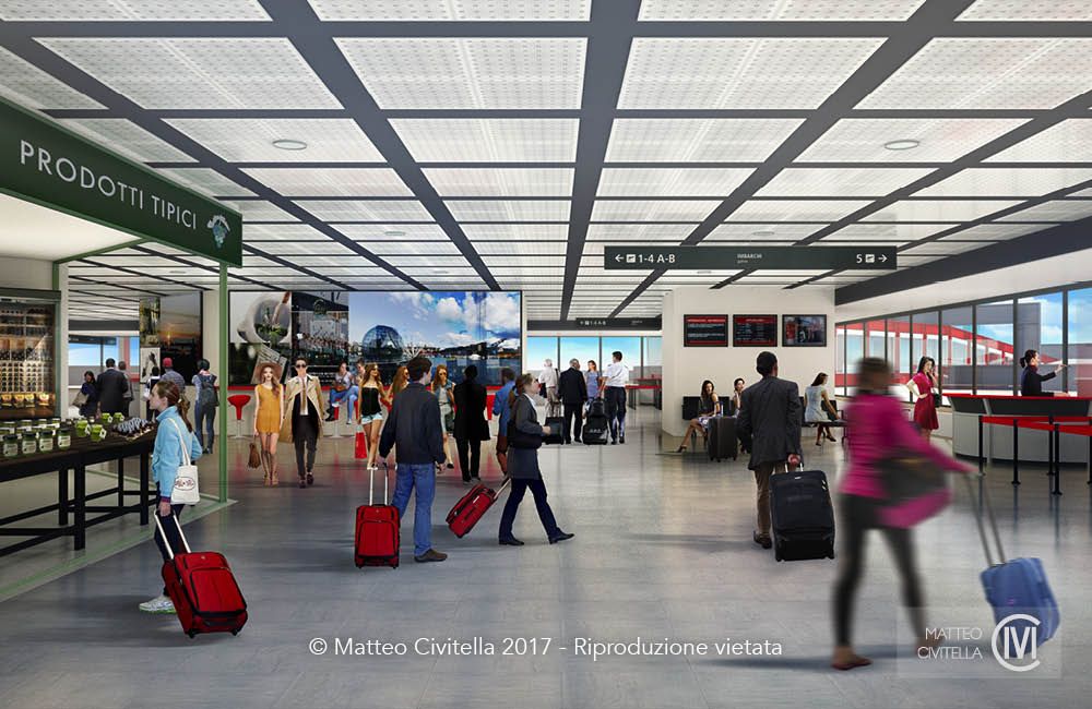 Render 3D (Aeroporto di Genova)