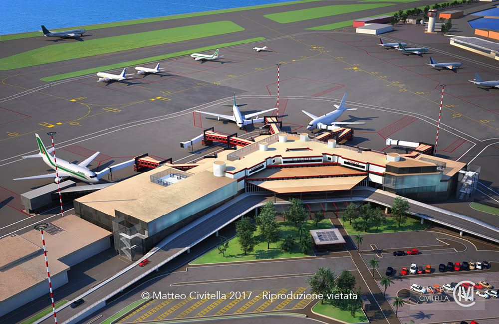 Render 3D (Aeroporto di Genova)